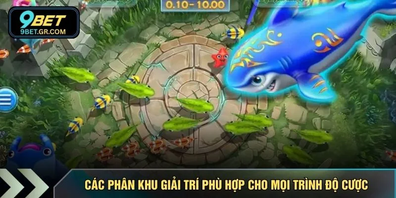 Các phân khu giải trí phù hợp cho mọi trình độ cược