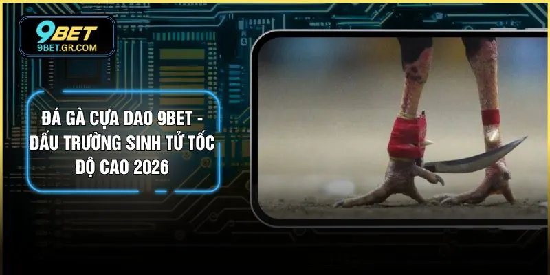 Đá Gà Cựa Dao 9BET - Đấu Trường Sinh Tử Tốc Độ Cao 2026