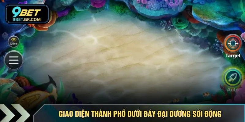Giao diện thành phố dưới đáy đại dương sôi động