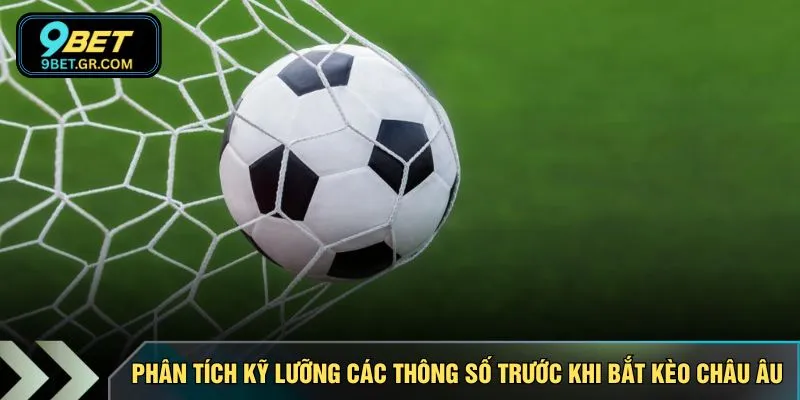 Phân tích kỹ lưỡng các thông số trước khi bắt kèo châu âu